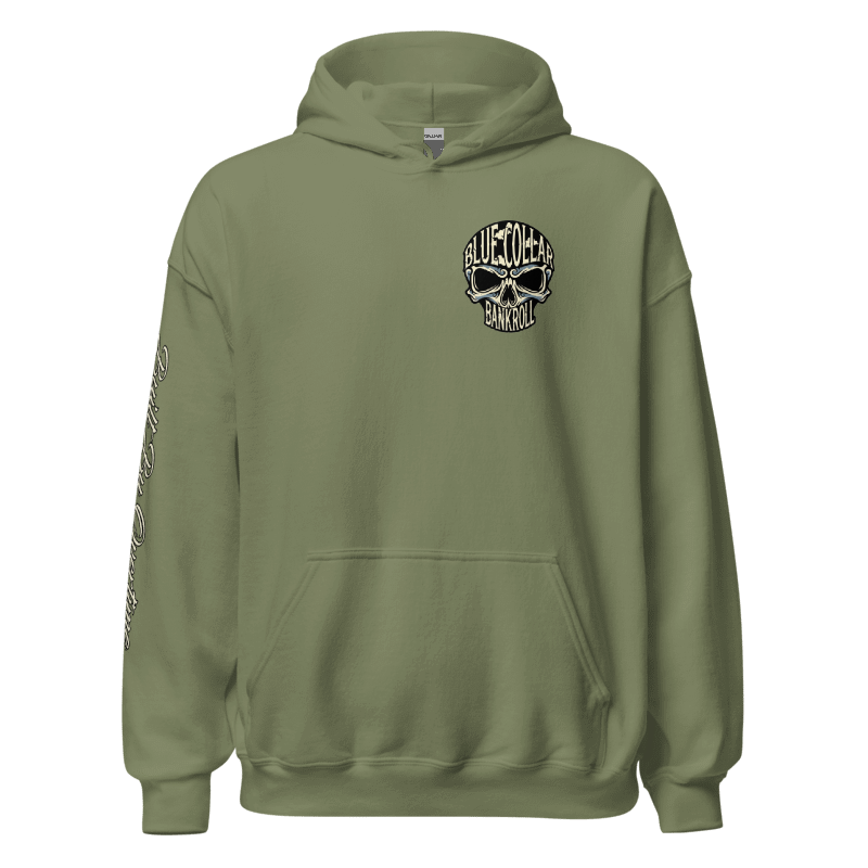 Big Hook Hoodie Green - Blue Collar Bankroll | Built by Overtime