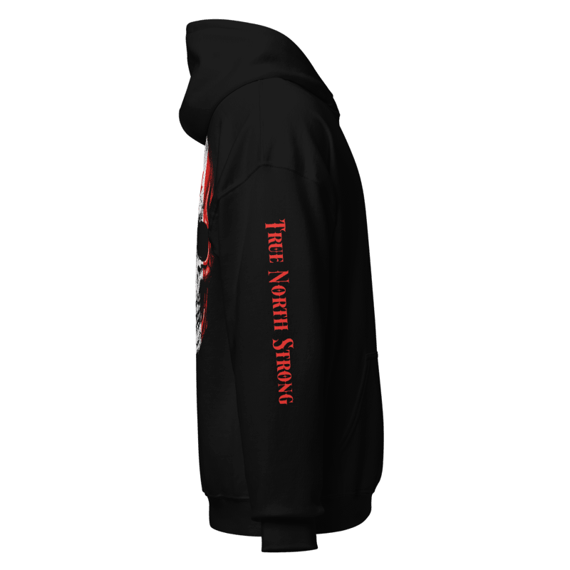 True North Skull Hoodie - Canada Flag Graphic | Blue Collar Bankroll