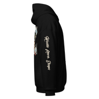 Blue Collar Bombshell Hoodie - Pinup Girl Graphic | Blue Collar Bankroll