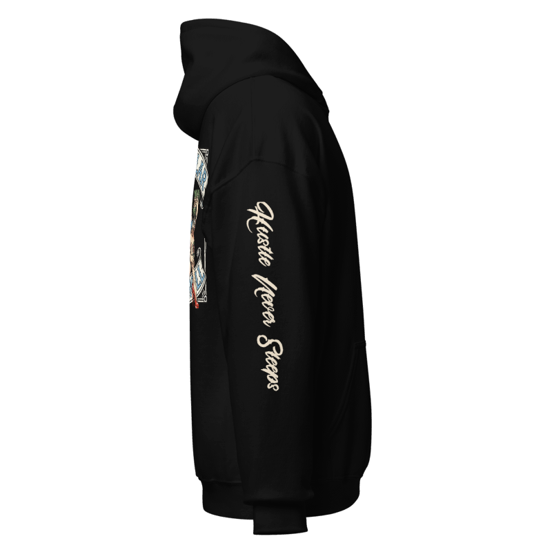 Blue Collar Bombshell Hoodie - Pinup Girl Graphic | Blue Collar Bankroll