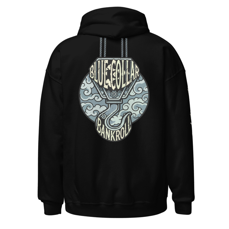 Big Hook Hoodie - Blue Collar Bankroll | Built by Overtime