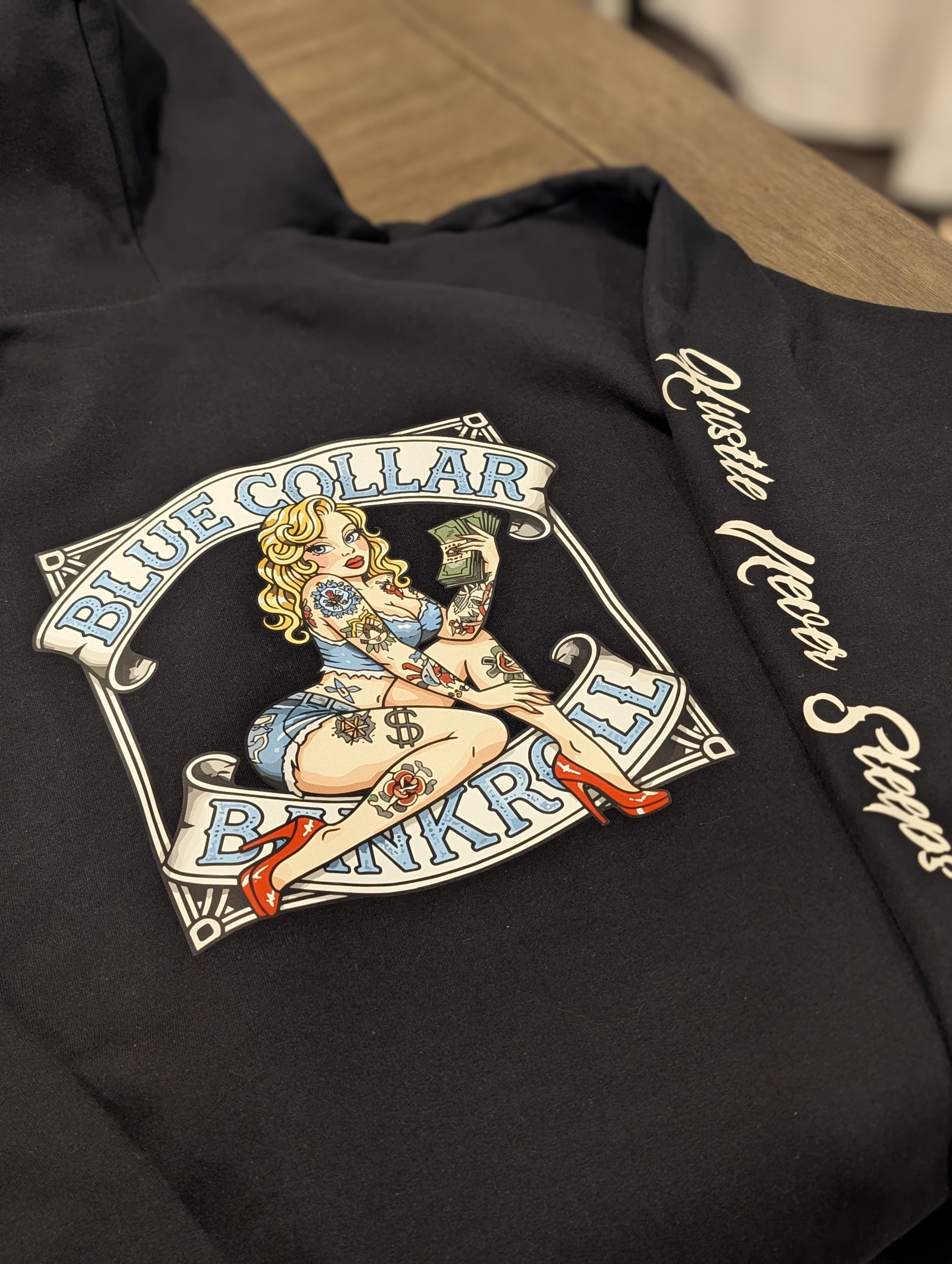 Blue Collar Bombshell Hoodie