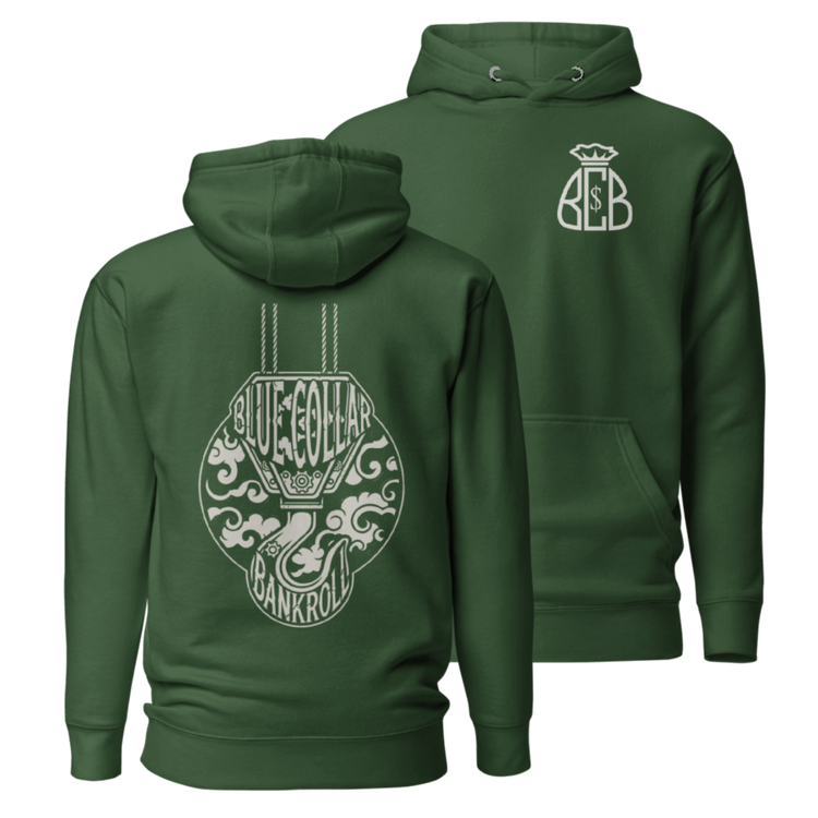 Bankroll Hoodie — BCB Moneybag Logo | Blue Collar Bankroll