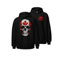 True North Skull Hoodie - Canada Flag Graphic | Blue Collar Bankroll
