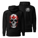 True North Skull Hoodie - Canada Flag Graphic | Blue Collar Bankroll