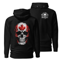 True North Skull Hoodie - Canada Flag Graphic | Blue Collar Bankroll