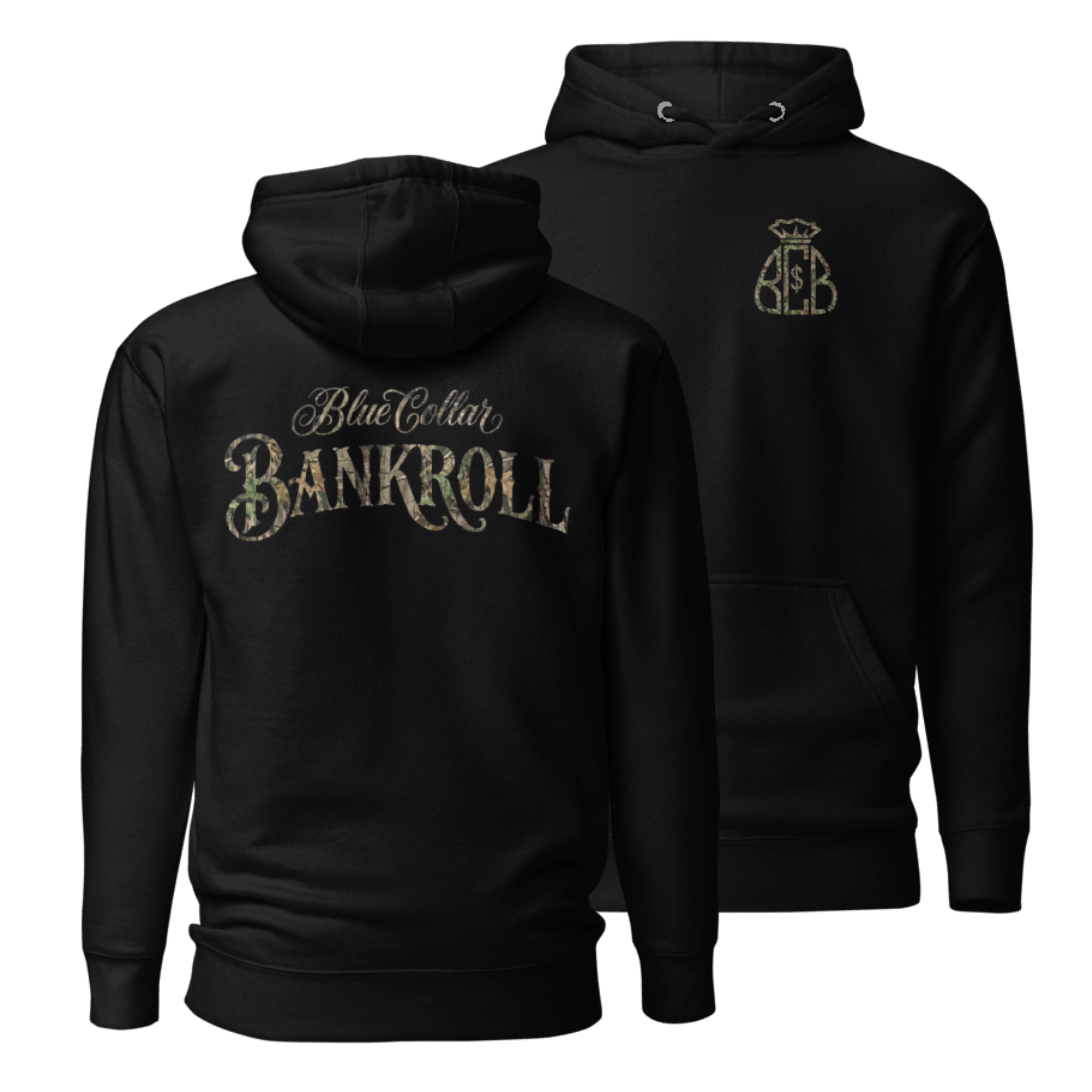 The Backwoods Black Hoodie