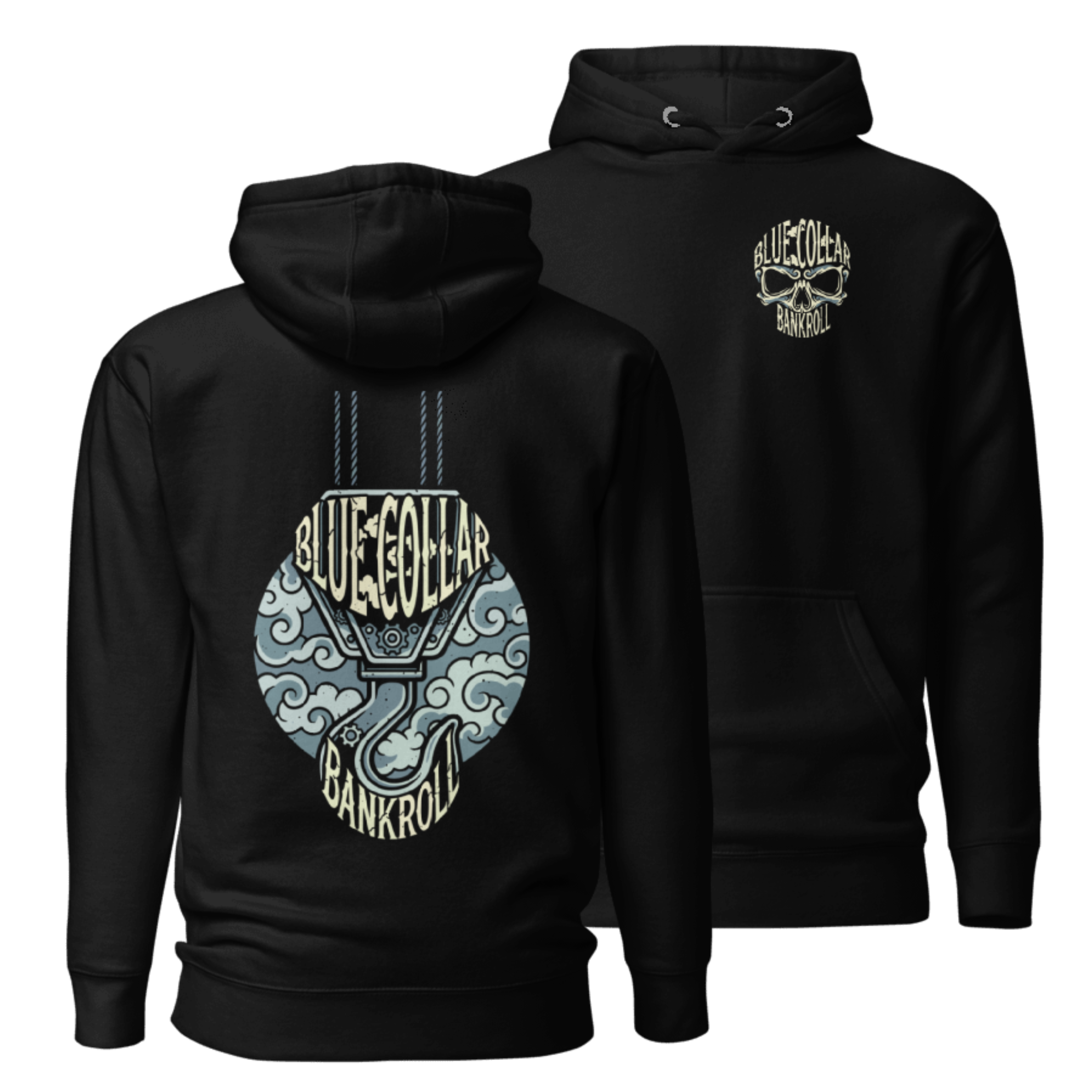 Big Hook Hoodie - Blue Collar Bankroll