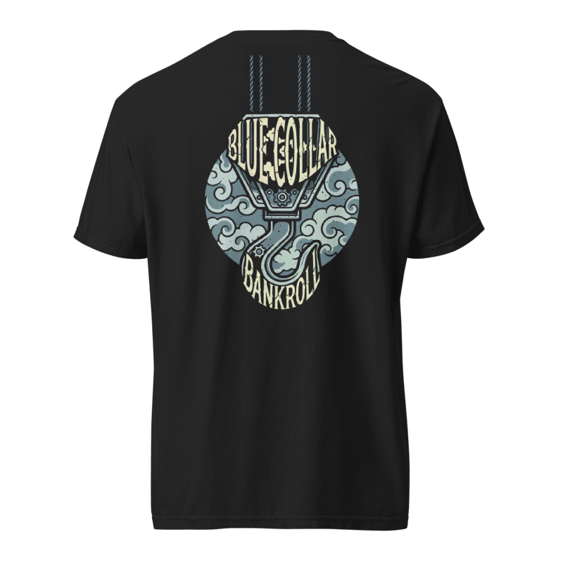 The Big Hook Tee - Crane Hook Graphic T-Shirt | Blue Collar Bankroll