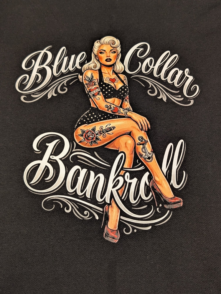 Close-up photo of the BCB Pin-Up Hoodie