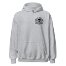 Blue Collar Bombshell Hoodie Grey - Pinup Girl Graphic | Blue Collar Bankroll