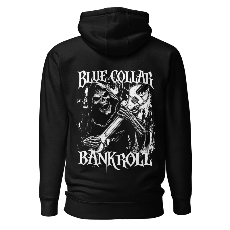 The Grim Wrencher Hoodie | Blue Collar Bankroll
