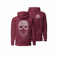 Overtime Bandit Hoodie - Maroon - Big Logo Back | Blue Collar Bankroll