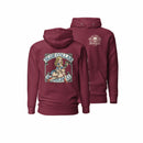 Blue Collar Bombshell Maroon Hoodie - Pinup Girl Graphic | Blue Collar Bankroll
