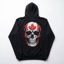 True North Skull Hoodie - Canada Flag Graphic | Blue Collar Bankroll