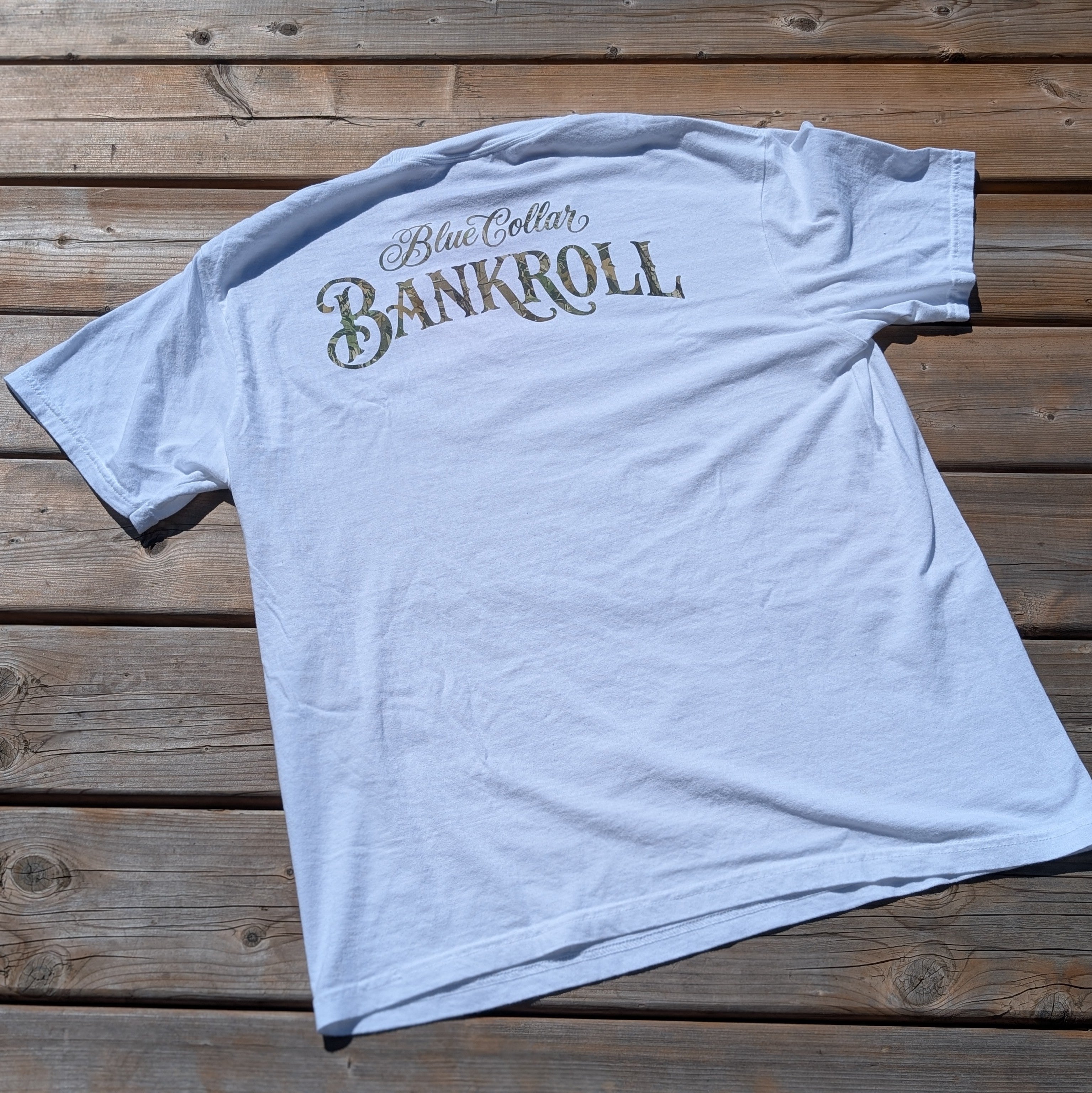 The Backwoods White Tee